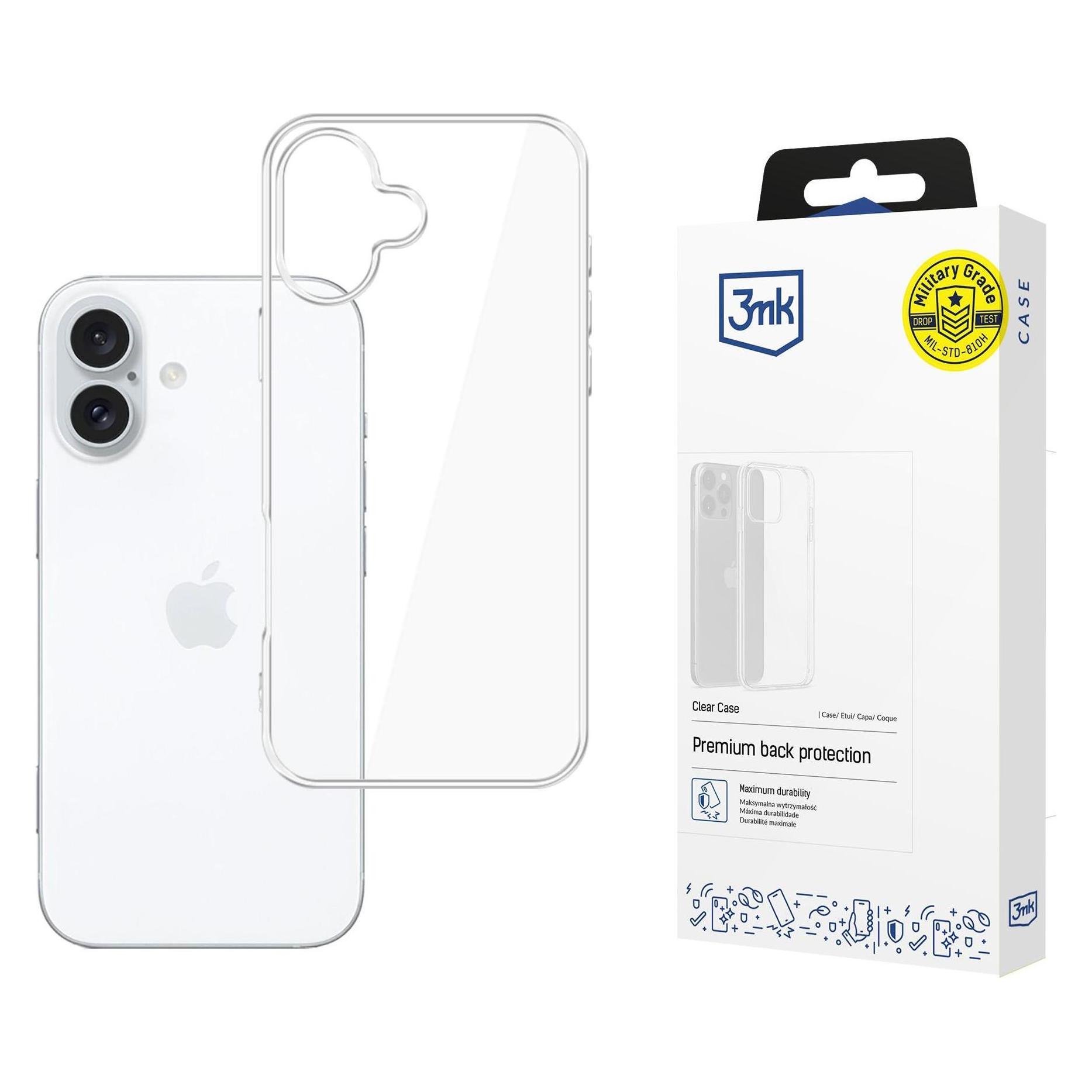 3MK Etui Clear Case Do Apple Iphone 17 (Apple Iphone 17), Cover Smartphone, Trasparente
