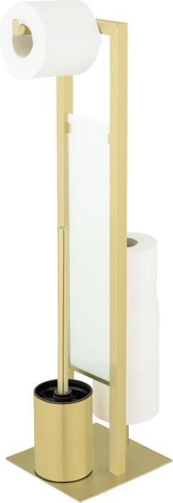 Actual product image Wenko Rivalta gold floor-standing WC set