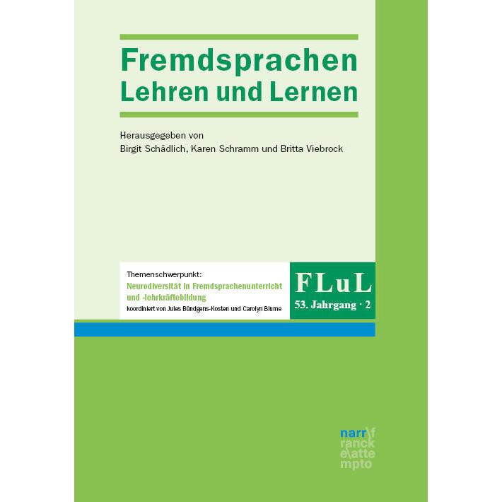 FLuL - Fremdsprachen Lehren und Lernen, Schulbücher von Britta Viebrock, Karen Schramm, Birgit Schädlich