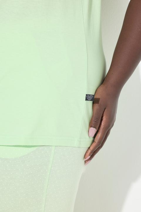 Produktbild Ulla Popken Pyjama, Zweiteiler, Punkte, Halbarm