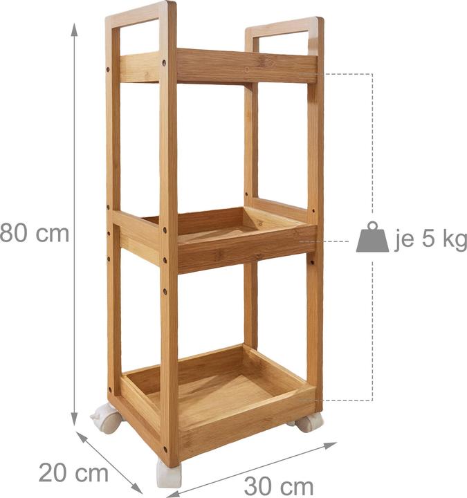 Produktbild Relaxdays Rollwagen