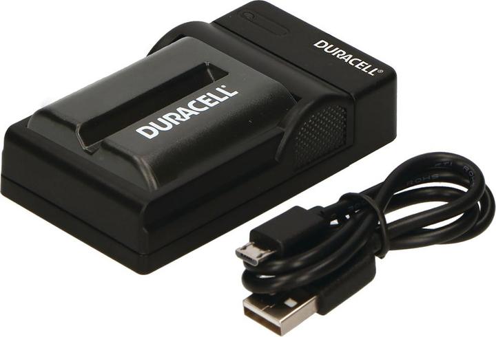 Actual product image Duracell Charger with USB cable for DR9695/NP-FM500H (Camera battery charger)