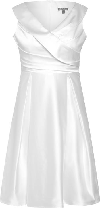 Produktbild Ulla Popken Abendkleid, A-Linie, drapiert, V-Ausschnitt, ärmellos (56)