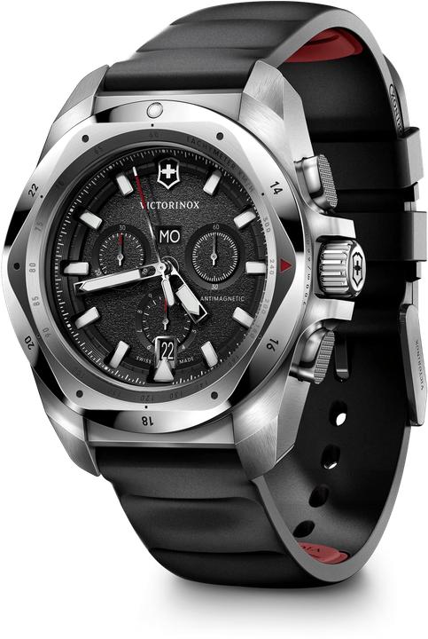 Image du produit Victorinox I.N.O.X. Chrono 43, SIR, BLK dial,BLK rubber str (Chronographe, Montre de plongée, 43 mm)