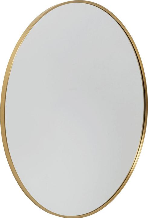 Kare Design Wandspiegel Simply Brass Ø90cm