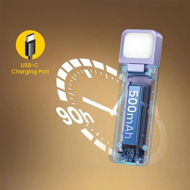 Actual product image Bon Voyage LumiClip Pro Series LED Leselampe mit Clip, USB-C & Sleep-Timer (11.50 cm)