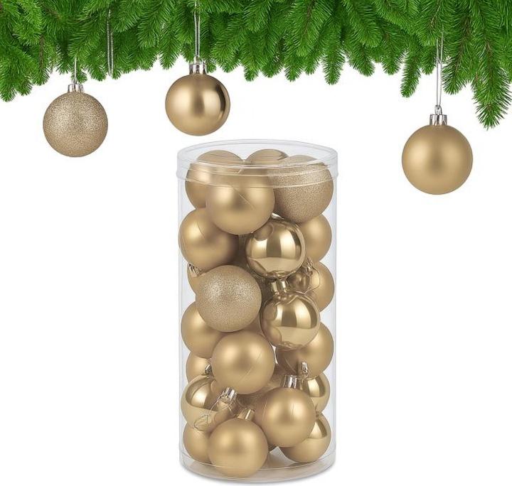 Image du produit Relaxdays 30x boules-de-Noël (30-pièce)