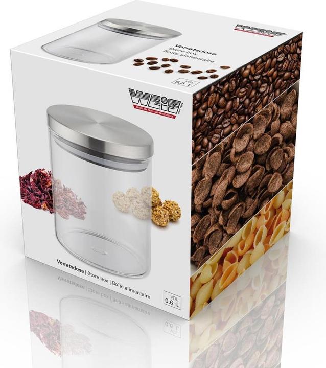 Actual product image Weis Storage Jar Glass 0.6 litre (0.60 l)