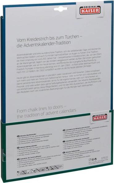 Nährwerte und Zutaten Kaiser Adventskalender