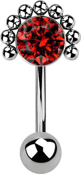 Produktbild Star Piercing Flared Tunnel vergoldet Baum des Lebens (Titan, ohne Messing)