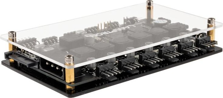 Produktbild Lamptron RF625 fan and ARGB controller black (4 Lüfter)