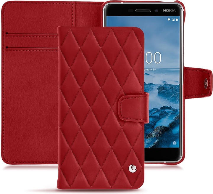 Noreve Lederschutzhülle Wallet (Nokia 6 (2018))