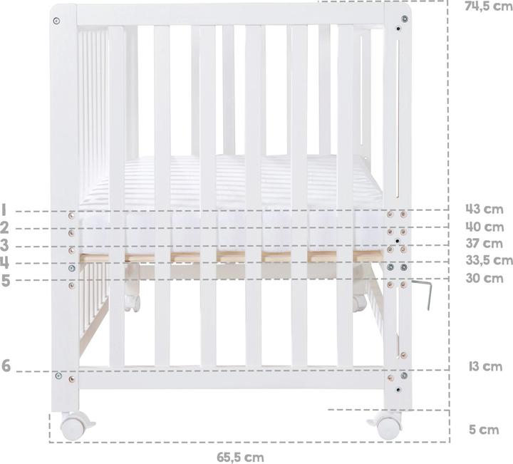 Produktbild Roba Jumbo twins (60 x 120 cm)