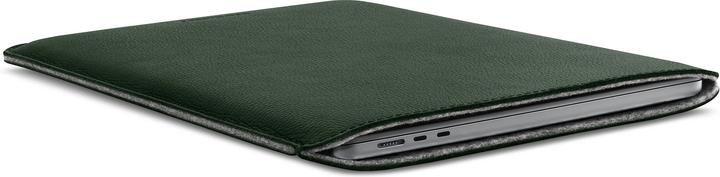 Actual product image Woolnut 15" MacBook Air Leather Sleeve, green (15", Apple)