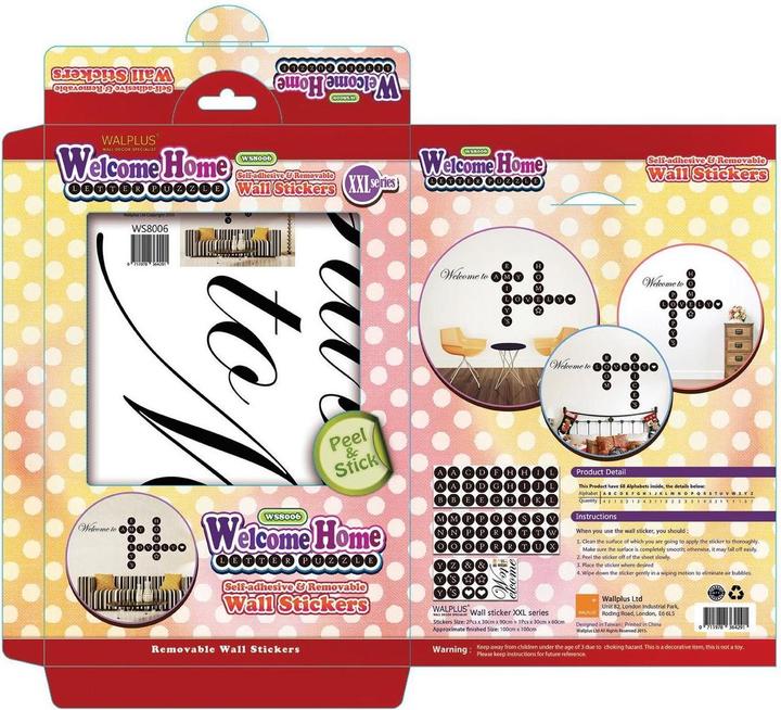 Produktbild Walplus Welcome Home Puzzle (99 x 121 cm)