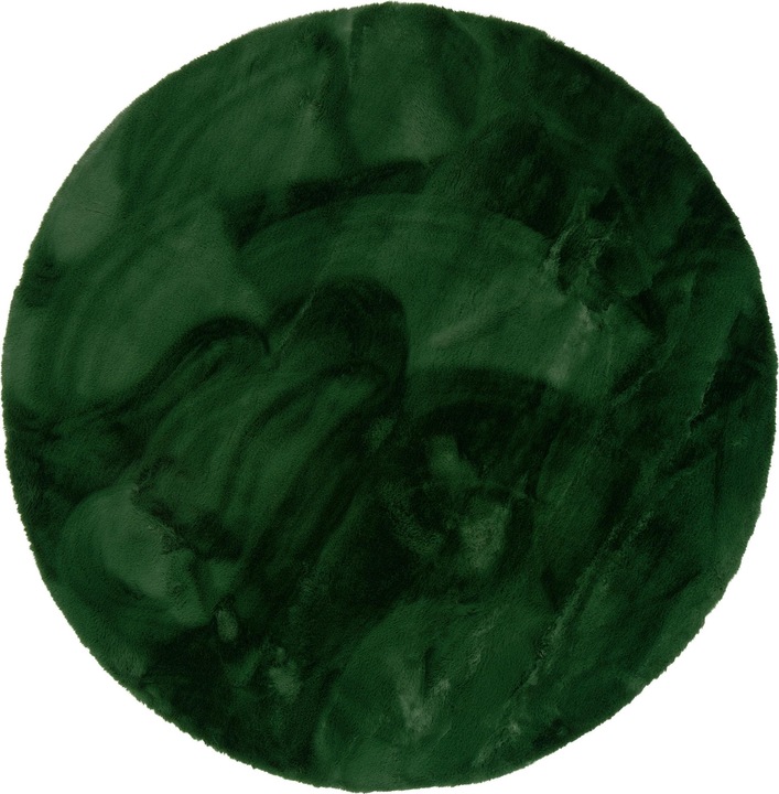 Actual product image Pergamon Luxury Super Soft Fur Rug Plush Round (Round)