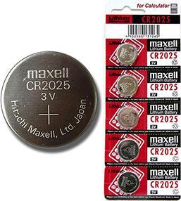 Produktbild Maxell CR2025 (5 Stk., CR2025, 170 mAh)