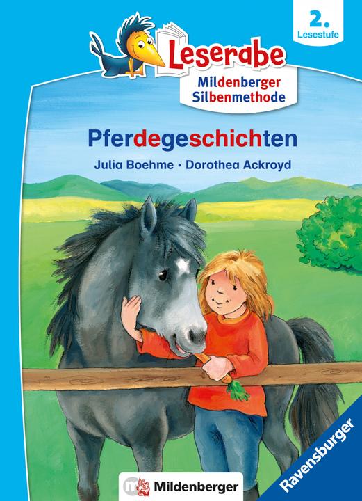 Actual product image Ravensburger Leserabe mit Mildenberger Silbenmethode: Pferdegeschichten (German, Julia Boehme, Dorothea Ackroyd, 2023)