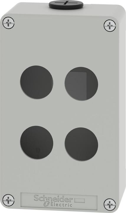 Produktbild Schneider Electric XAPD2204 Leergehäuse XAP Metall grau für 4x22mm - CSA (Gehäuse)