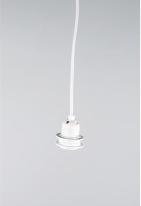 Actual product image Rayher Lamp holder with switch for E27 socket White