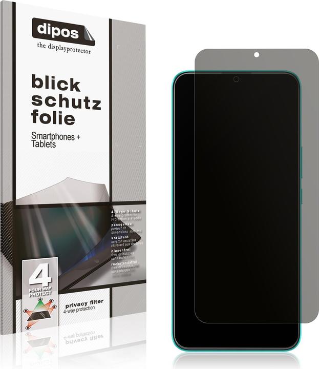 Produktbild Dipos Privacy Blickschutzfolie 4-Way (1 Stück, Wiko T10)