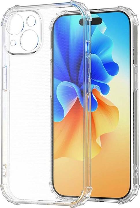 Cover-Discount iPhone 15 - Drop Protection Silicone Case transparent (Apple iPhone 15)