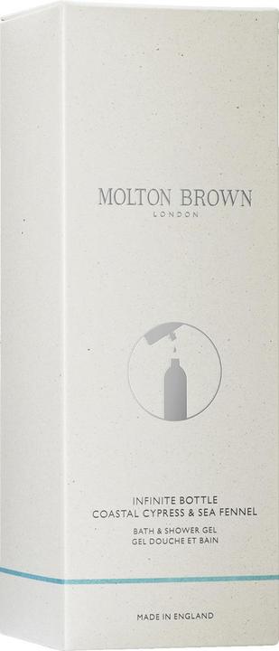 Actual product image Molton Brown Coastal Cypress & Sea Fennel Infinite Bottle Bath & Shower Gel