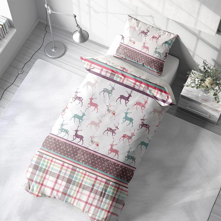Immagine prodotto Traumschlaf Cervo (Set di biancheria da letto, 135x200 cm + 80x80 cm)