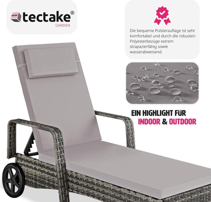 Image du produit tectake Sonnenliege (200 cm)
