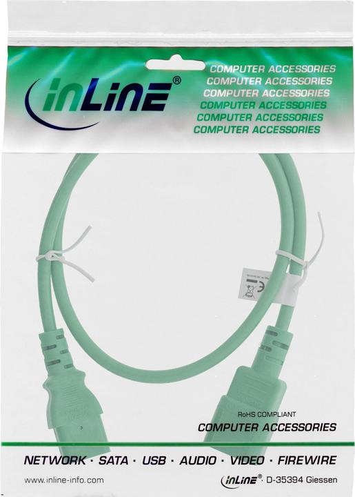 Actual product image InLine Cold device extension (2 m, C13, C14)