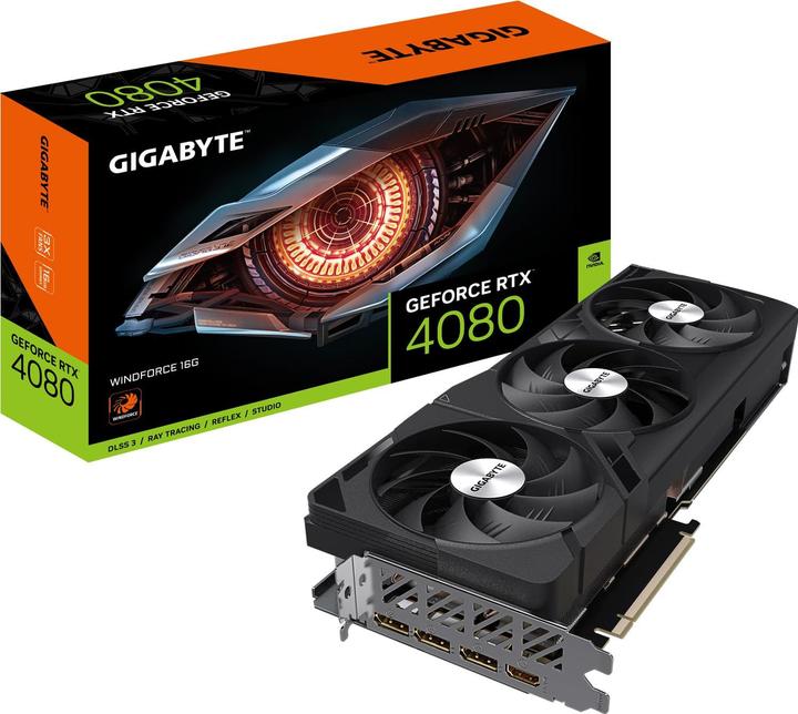 Produktbild Gigabyte GeForce RTX 4080 16GB WINDFORCE (16 GB)
