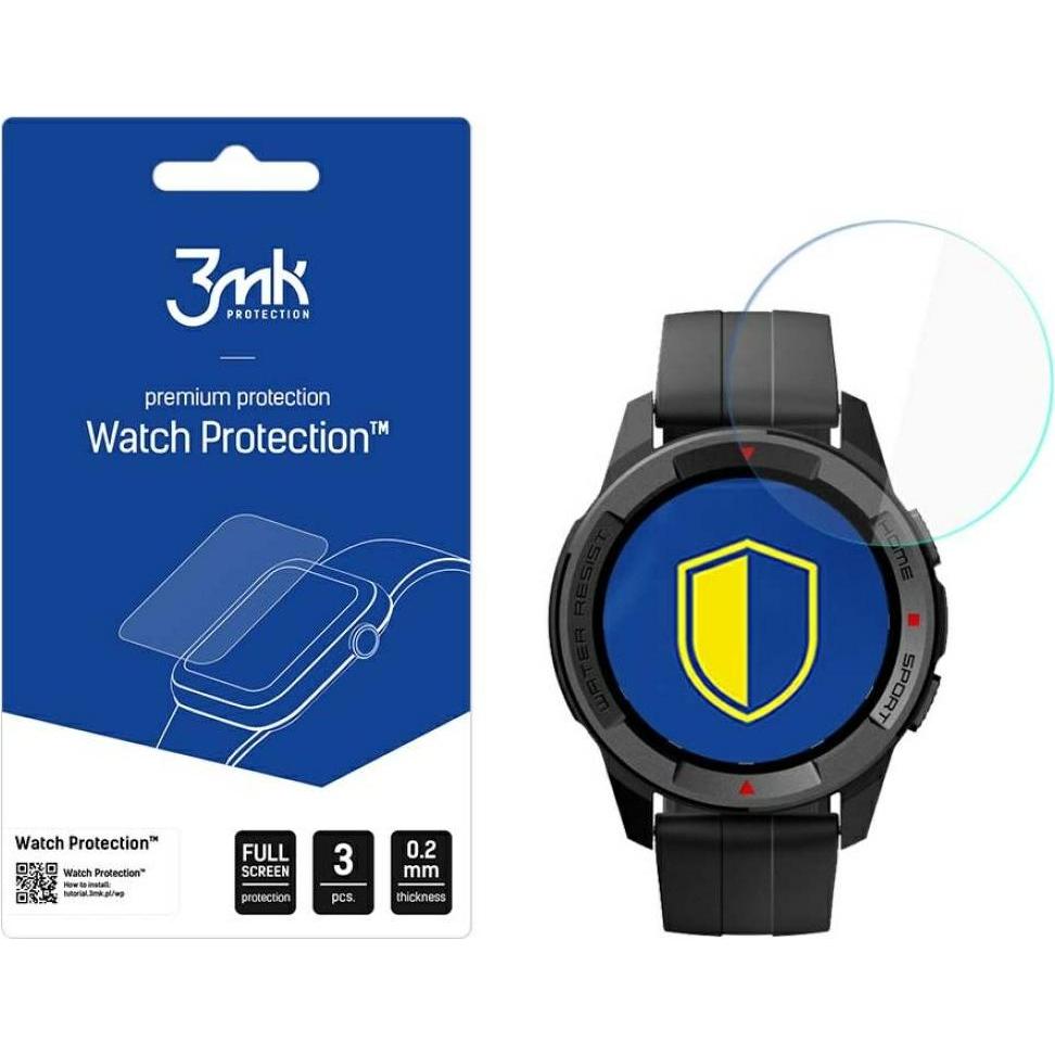 3Mk Trasparente Orologio Flexibleglass Mibro X1 Szkło Hybrydowe, Pellicola Protettiva Per Smartwatch,