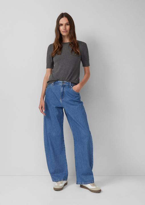 Produktbild s.Oliver Strickpullover Kurzärmeliger Strickpullover aus Viskosemix (42)