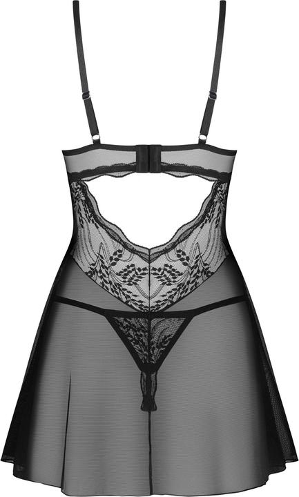 Produktbild Obsessive Perisia Babydoll & String Schwarz (L, M)