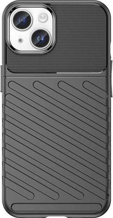 Image du produit Hurtel Coque iPhone 15 Plus Thunder blindée - noire (Apple iPhone 15 Plus)