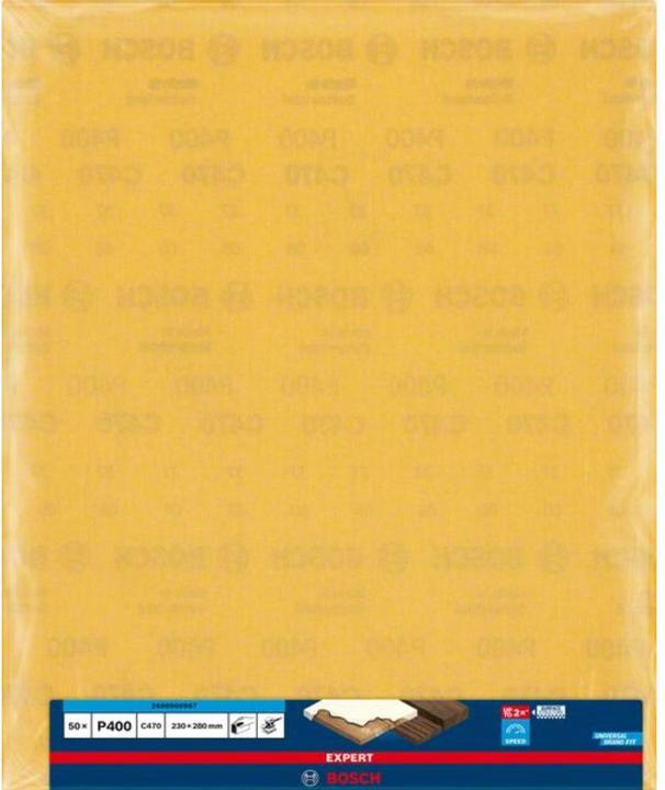 Productafbeelding Bosch Professional Zubehör Expert C470 Schuurpapier voor handschuren, 230 x280 mm, G 400 (400)
