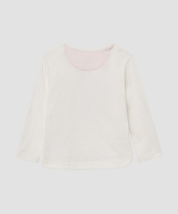 Produktbild S.Oliver T-Shirt Longsleeve mit Applikation und abgerundetem Saum (74)