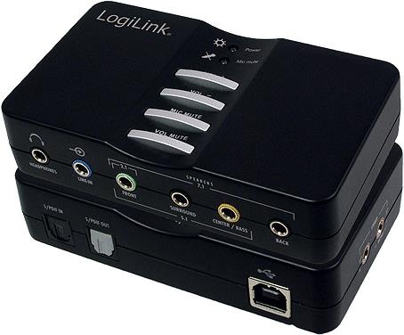 LogiLink USB Sound Box Dolby 7.1 - Sound card - 48 kHz - 7.1 - USB (USB)