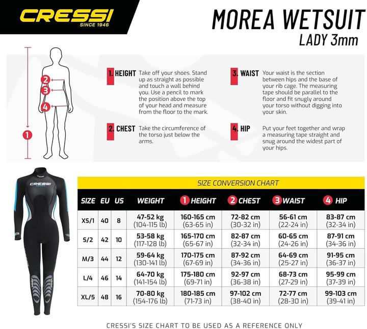 Productafbeelding Cressi Morea (3 mm, XS)