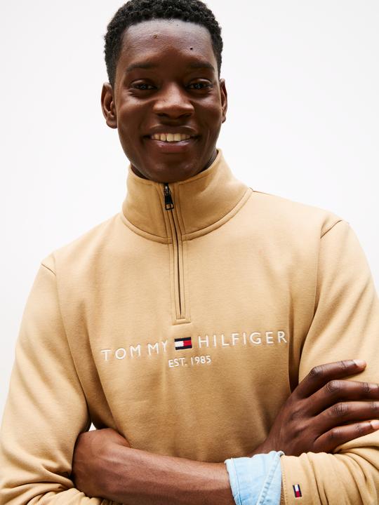 Produktbild Tommy Hilfiger Logo-Mockneck-Halbzip-Pullover (M)