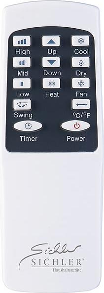 Produktbild Sichler Mobile Klimaanlage mit Heiz-Funktion, 12.000 BTU/h, 3.500 Watt (55 m², 11942.50 BTU/h)