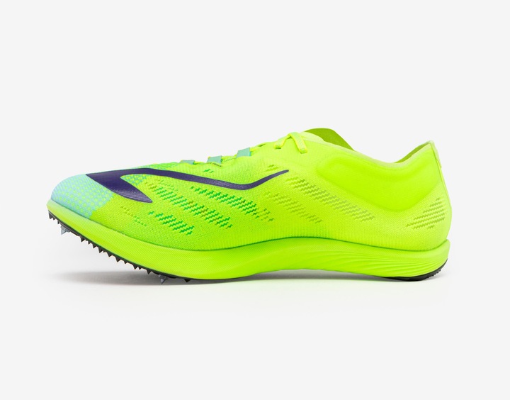 Kiprun Laufschuhe Leichtathletik Spikes Langdistanz - AT Long grün/gelb
