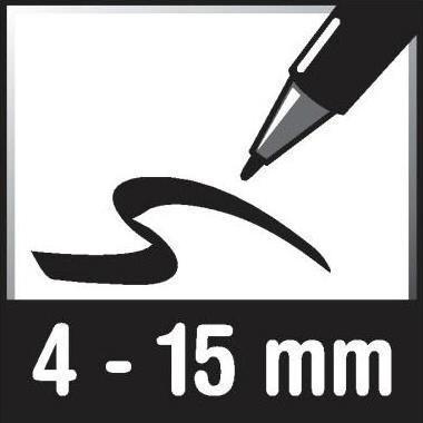 Actual product image Edding 4090 (Black, 15 mm, 1 x)