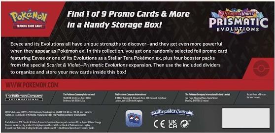 Image du produit Pokémon Prismatic Evolutions (Allemand, Coffret & Collection)
