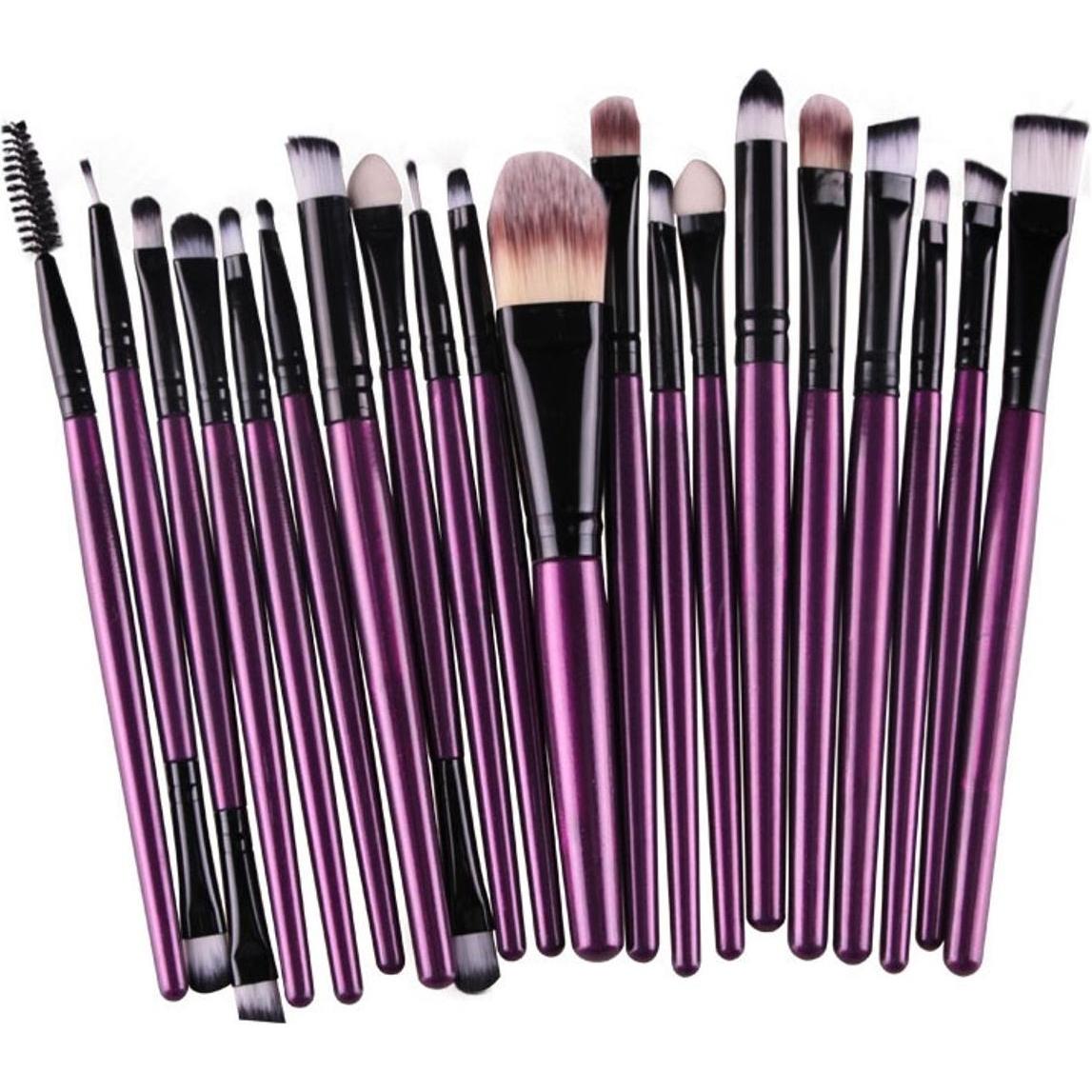 König Design, Schminkpinsel, Pinselset Makeup Professionelles 20 Stk. Make Up Pinsel Set Kosmetikpinsel Neu (Set)
