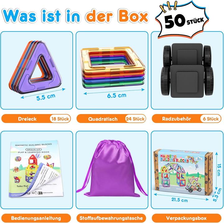 Image du produit Cooljoy Jeu de blocs magnétiques