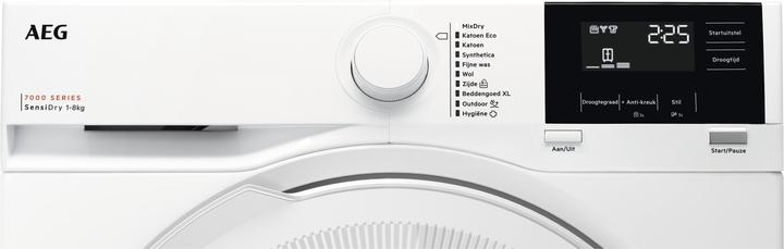 Produktbild AEG TR738AT2B 7000 serie SensiDry - Wasdroger Warmtepompdroger - A+++ - 8 kg (916099697) (8 kg)