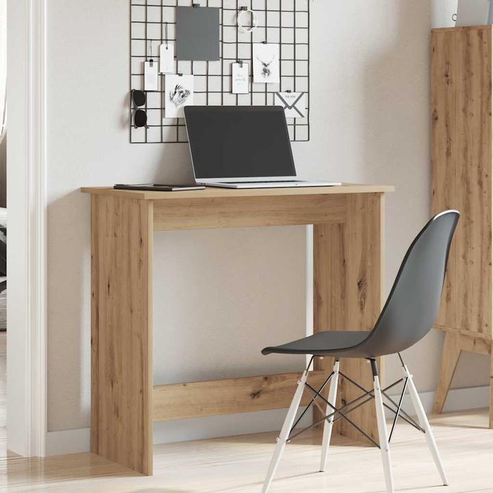 Produktbild VidaXL Schreibtisch Artisan-Eiche 84x40x75 cm Holzwerkstoff Bürotisch Tisch (80 x 40 x 75 cm)