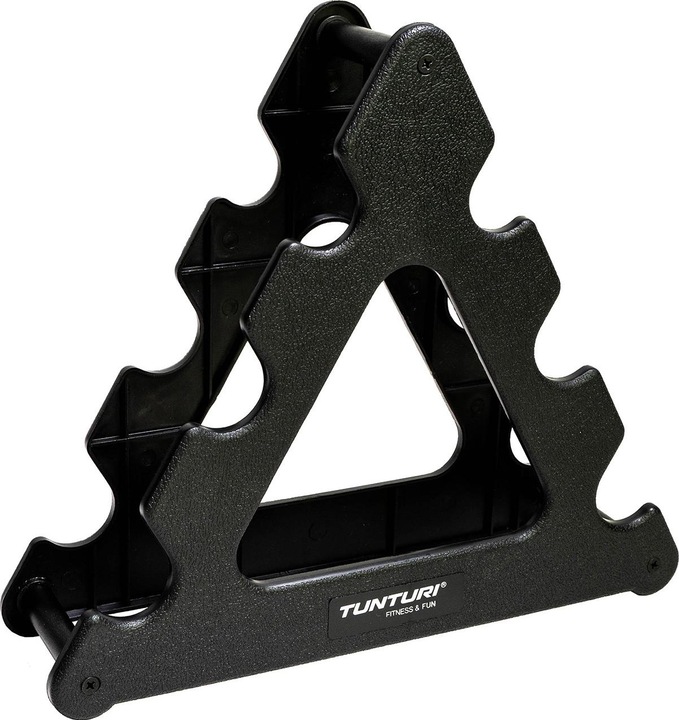 Actual product image Tunturi Neopren Kurzhantelset mit Ständer (2 x 1 kg, 2 x 2 kg, 2 x 3 kg)