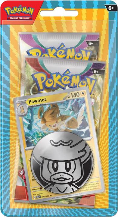 Produktbild Pokémon Blister Booster Doppelpack (Jan2024) Checklane Footprint *Englische Version* (Englisch, Blister Pack)